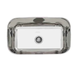 Cuba Prime Nº2 56x35x20cm Aço Inox 304 Alto Brilho – Aba Infinita